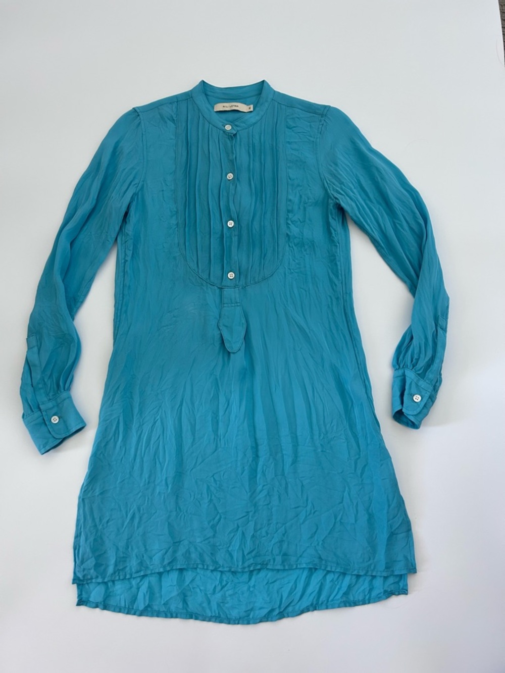 Nili Lotan 100% Silk Tunic Mini Dress
Formal
Party
Pintuck
Pleats
Luxury
XS
Aqua